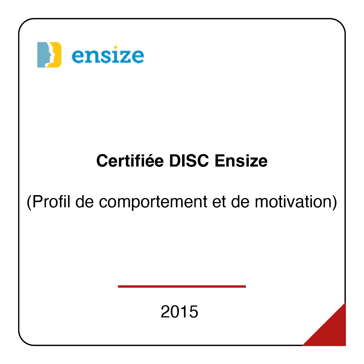Certification ENSIZE